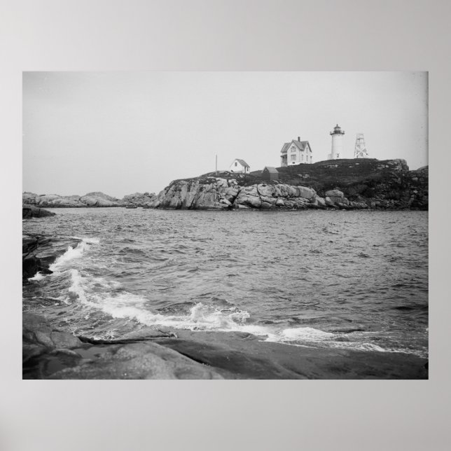Cape Neddick "Nubble" Lighthouse Poster (Front)