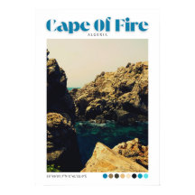 Cape of Fire beach coast shore Jijel, Algeria
