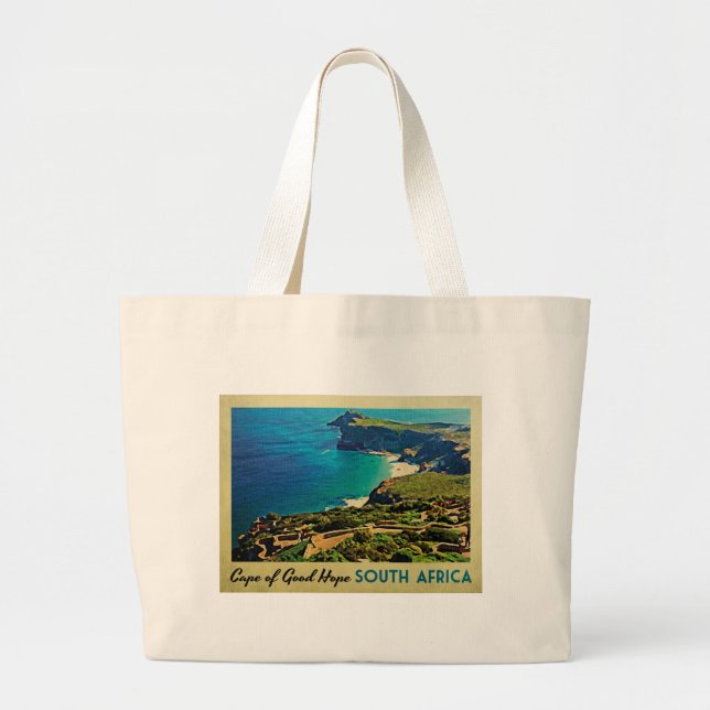 Cape of Good Hope South Africa Large Tote Bag (Front)