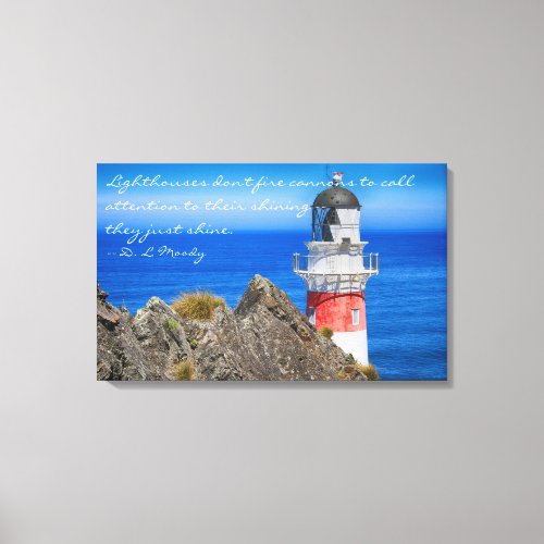 Cape Palliser Lighthouse Canvas Wrap