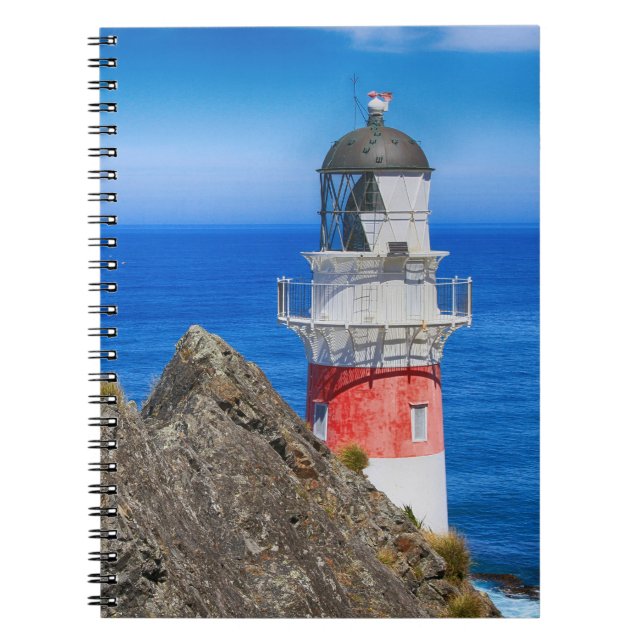 Cape Palliser New Zealand Lighthouse Notebook (Front)