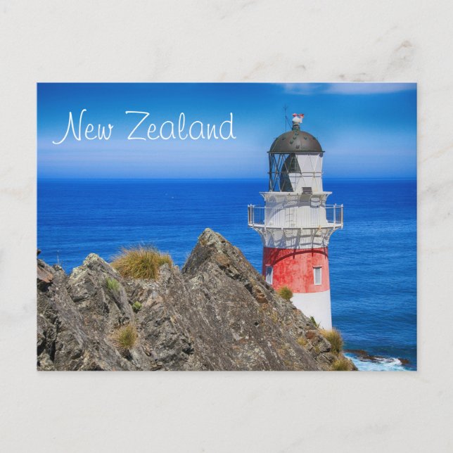 Cape Palliser New Zealand Lighthouse Postcard (Front)