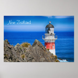 Cape Palliser New Zealand Lighthouse Poster