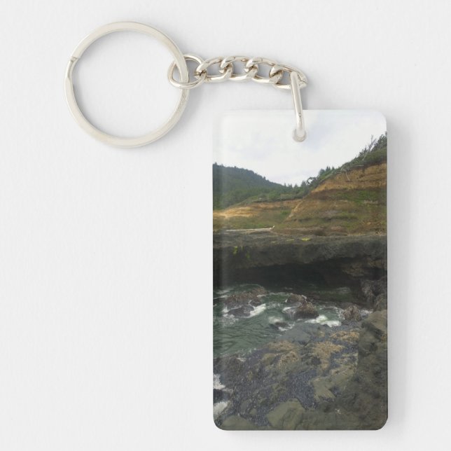 Cape Perpetua, Oregon Coast Keychain (Front)