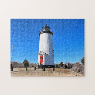 Cape Poge Lighthouse, Massachusetts Chappaquiddick Jigsaw Puzzle