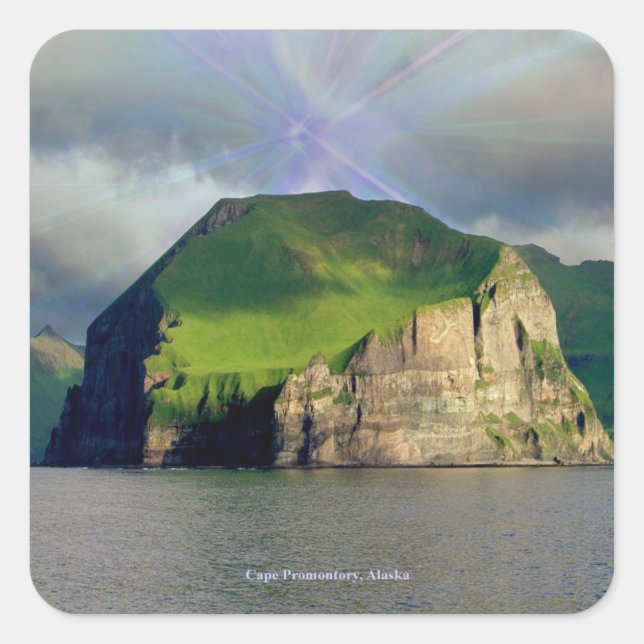 Cape Promontory Square Sticker (Front)