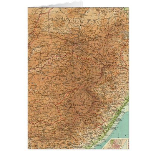 Cape Province, Transvaal, eastern section Cards (Front)