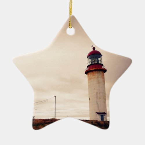 Cape Race Lighthouse Ceramic Ornament