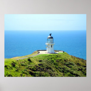 Cape Reinga Lighthouse, Northland, New Zealand Poster
