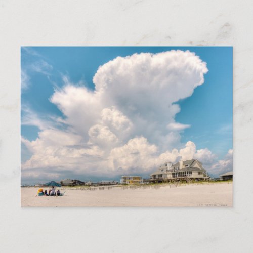 Cape San Blas Cloudscape Postcard