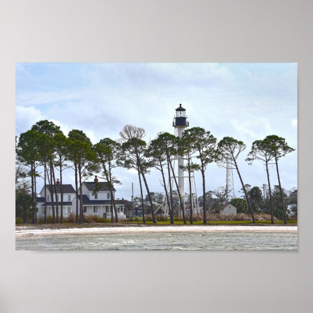 Cape San Blas, Florida, Lighthouse, Florida Poster (Front)