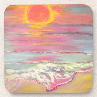 Cape San Blas Sunset Beach Beverage Coaster