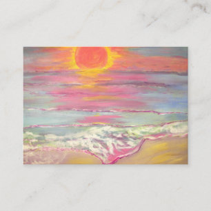 Cape San Blas Sunset Beach Business Card