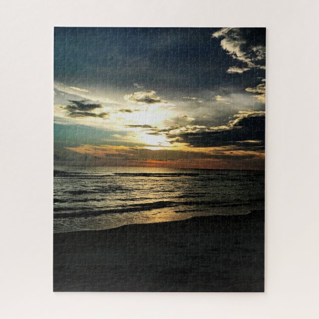Cape San Blas Sunset Florida Jigsaw Puzzle (Vertical)