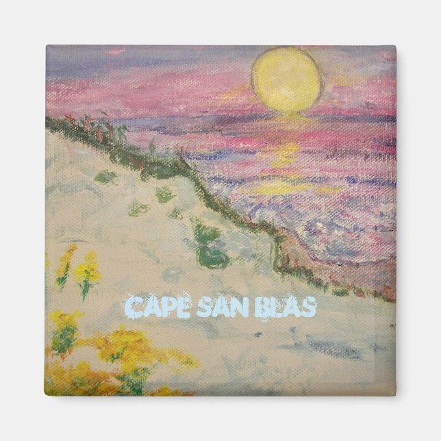 Cape San Blas Sunset Magnet (Front)