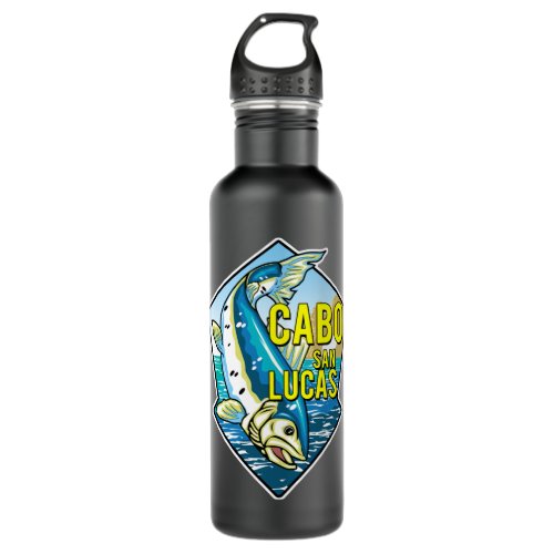 Cape San Lucas Game Fishing Mexico Baja California Stainless Steel Water Bottle