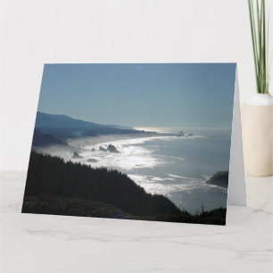 Cape Sebastian Oregon USA Greeting Note BIG Card