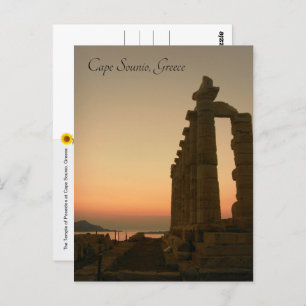 Cape Sounio, Greece - postcard