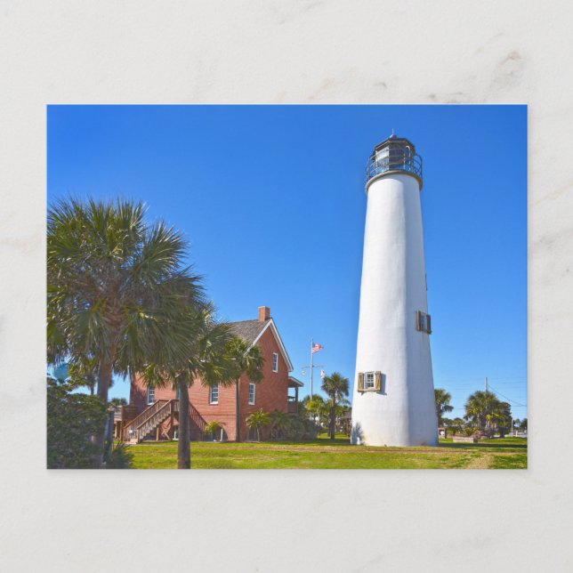 Cape St. George Lighthouse, Florida Postcard (Front)