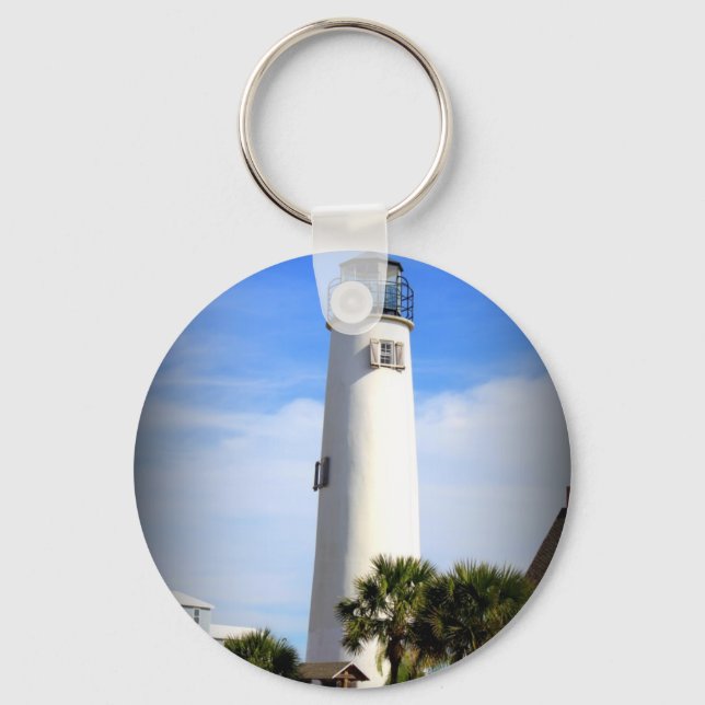 CAPE ST. GEORGE LIGHTHOUSE - ST. GEORGE ISLAND, FL KEYCHAIN (Front)