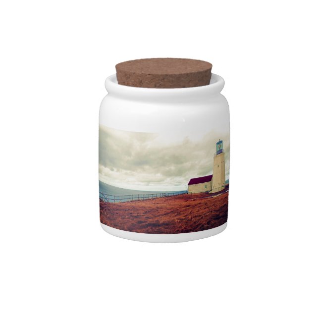 Cape St. Mary's Lighthouse Candy Jar (Front)