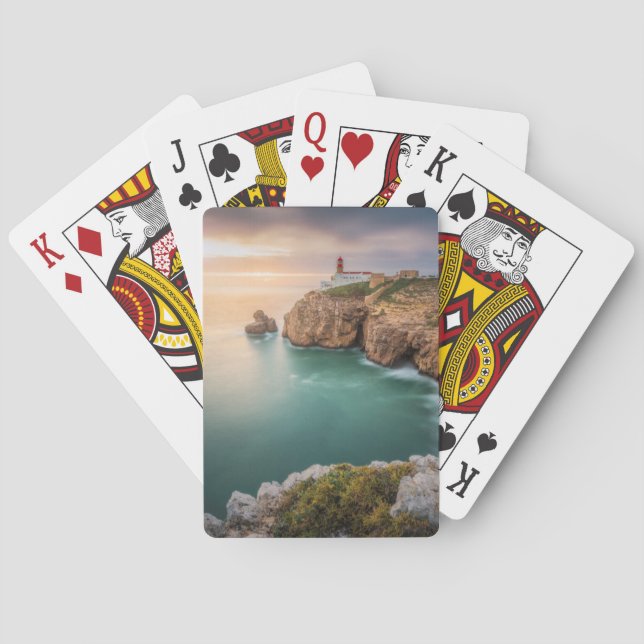 Cape St. Vincent | Sagres, Algarve, Portugal Poker Cards (Back)