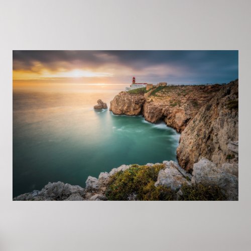 Cape St Vincent  Sagres Algarve Portugal Poster