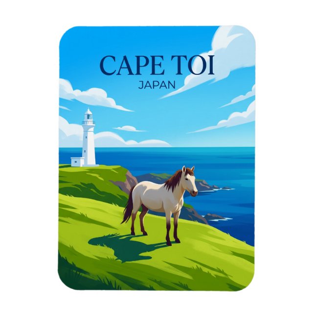 Cape Toi Japan Magnet (Vertical)