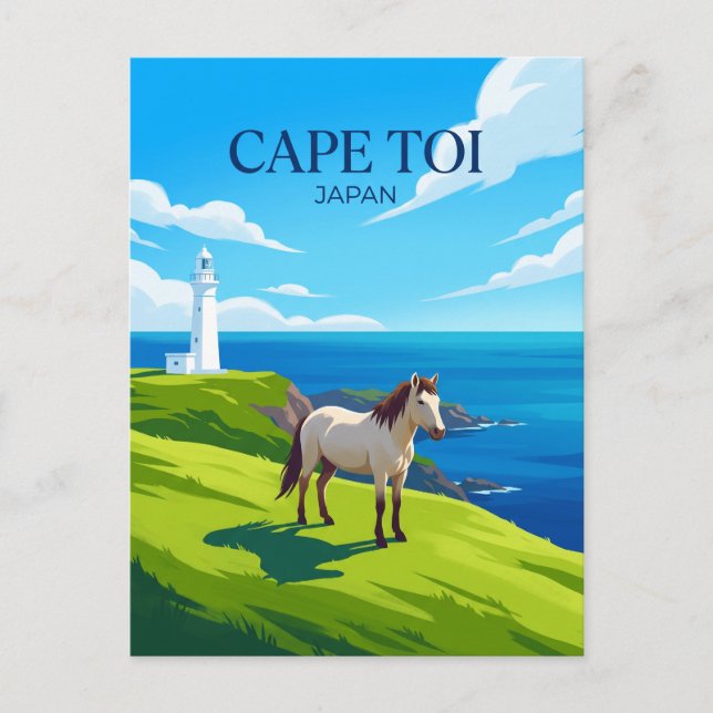 Cape Toi Japan Postcard (Front)