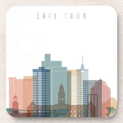 Cape Town Africa  City Skyline Coaster