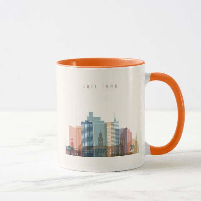 Cape Town, Africa | City Skyline Mug (Right)