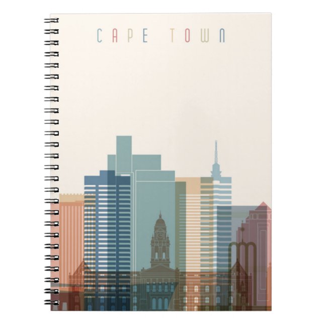 Cape Town, Africa | City Skyline Notebook (Front)