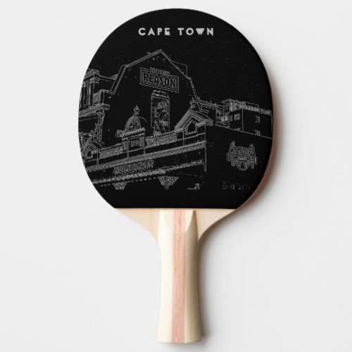 Cape Town Architecture Bakery Building Sketch Ping Pong Paddle