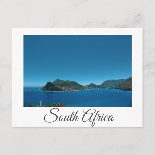 Cape Town Area Ocean Mountain Hout Bay Postcard (Front)