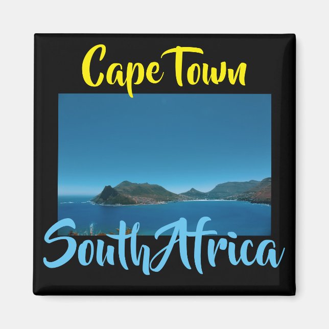 Cape Town Area Ocean Mountain View Magnet (Front)