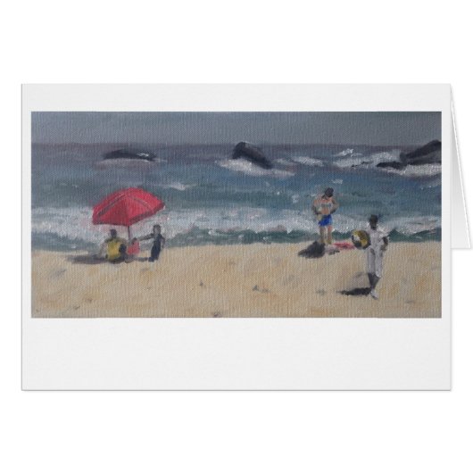 "Cape Town Beach Study" by Trina Chow Cards (Front Horizontal)