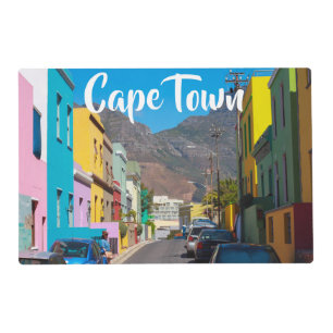 Cape Town Bo-Kaap Cityscape South Africa Placemat