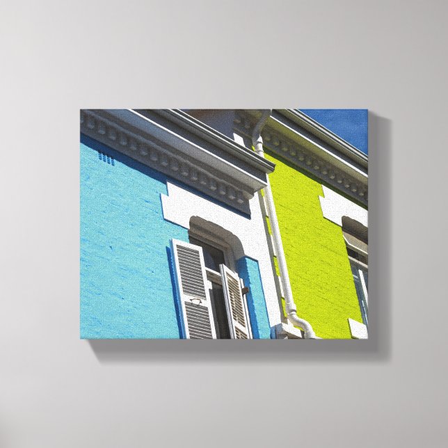 Cape Town Bo-Kaap South Africa SA Architecture Canvas Print (Front)