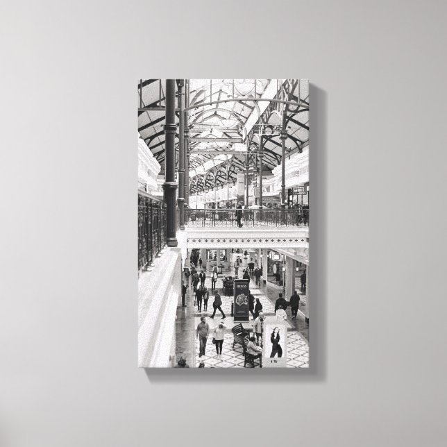 Cape Town Canal Walk Mall Canvas Print (Front)