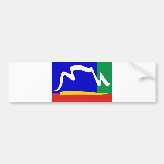 cape town city flag bumper sticker