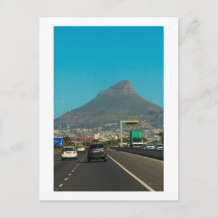 Cape Town City Highway Cityscape South Africa Postcard