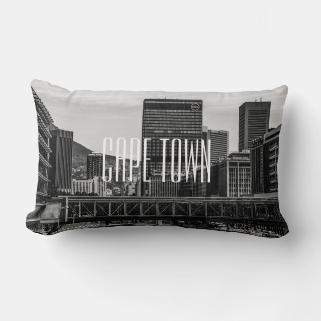 Cape Town Cityscape Architecture South Africa Lumbar Pillow (Front)
