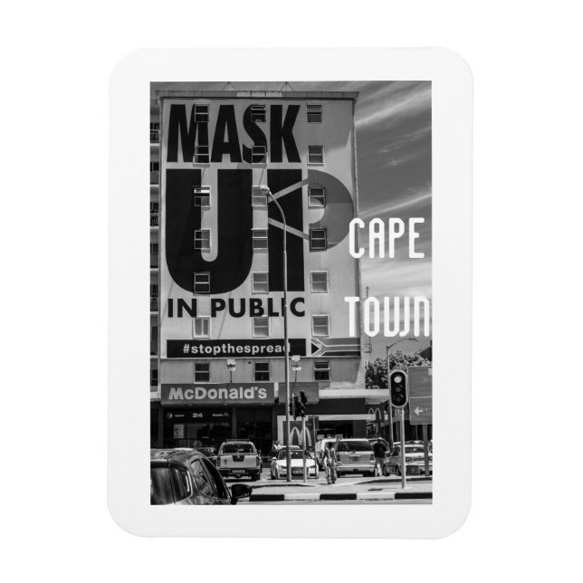 Cape Town Cityscape Architecture South Africa Magnet (Vertical)