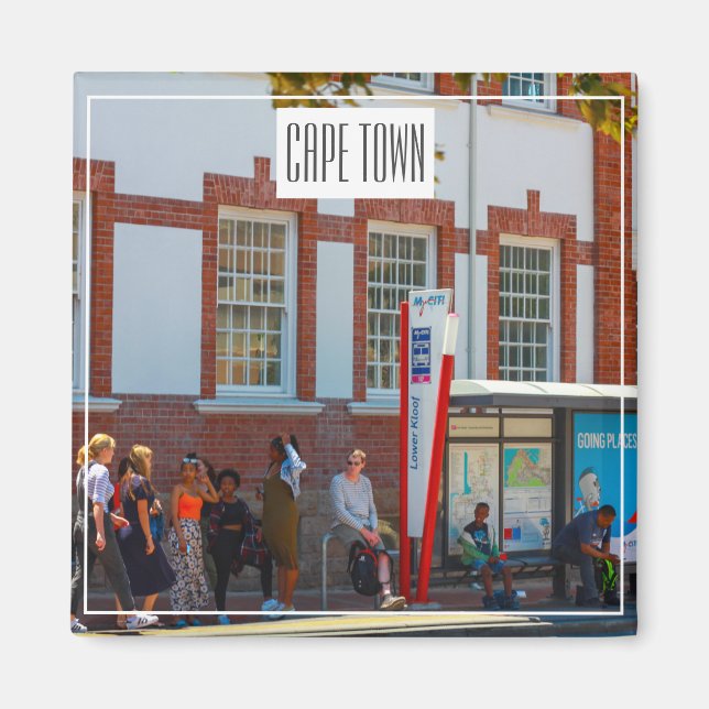 Cape Town Cityscape Architecture South Africa Magnet (Front)
