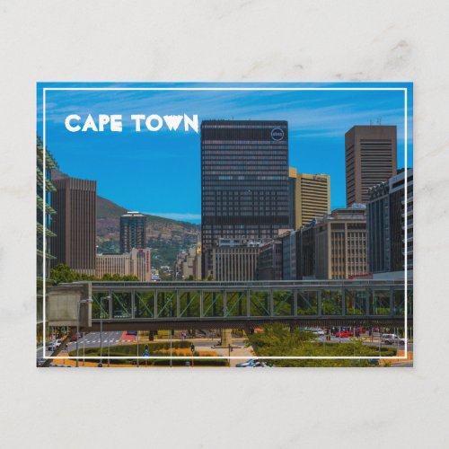 Cape Town Cityscape Architecture South Africa Postcard