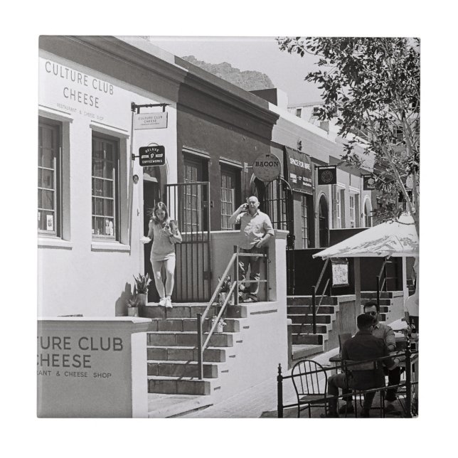 Cape Town Cityscape Architecture South Africa ZA Ceramic Tile (Front)