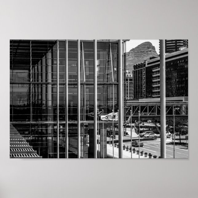 Cape Town Cityscape Lion's Head South Africa Poster (Front)