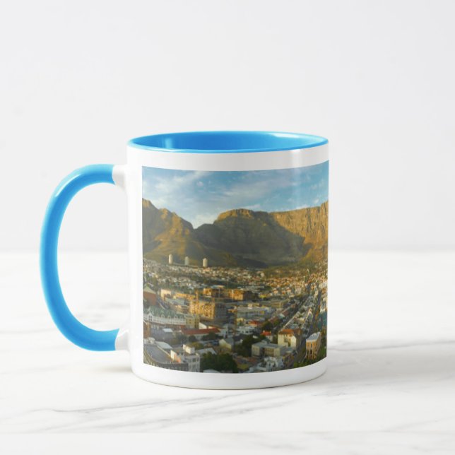 Cape Town Cityscape With Table Mountain Mug (Left)