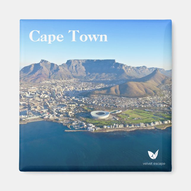 Cape Town fridge magnet by Velvet Escape (Front)