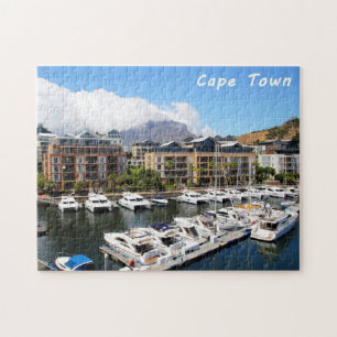 Cape Town Harbour and Table Mountain Jigsaw Puzzle